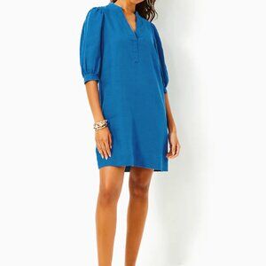 NWT Lilly Pulitzer Mialeigh Linen Dress - Size 16